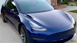 Tesla Model 3 Wedding car. Click for more information.