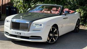 Rolls Royce Dawn Wedding car. Click for more information.