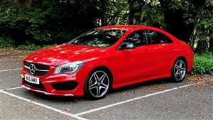 Mercedes Benz AMG CLA 180 Wedding car. Click for more information.