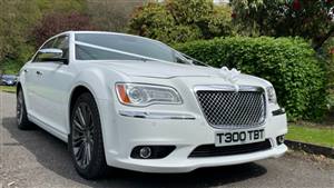 Chrysler 300C Wedding car. Click for more information.