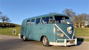 VW Campervan,Split Screen,Blue