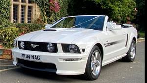 Ford Mustang GT Wedding car. Click for more information.