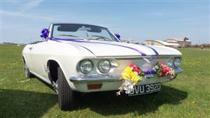 Chevrolet Corvair 1966 Wedding car. Click for more information.