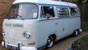 VW Campervan Wedding car. Click for more information.