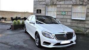 Mercedes S Class L Wedding car. Click for more information.