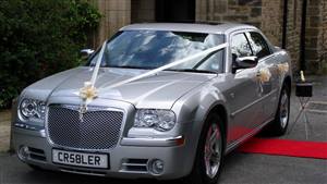 Chrysler 300c (Baby Bentley) Wedding car. Click for more information.