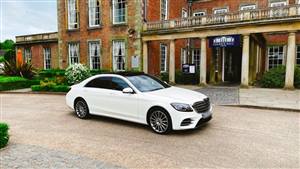 Mercedes S class Wedding car. Click for more information.