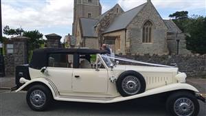 Beauford Soft-top Convertible Wedding car. Click for more information.
