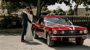 Ford Mustang Fastback GT 1965 Wedding car. Click for more information.