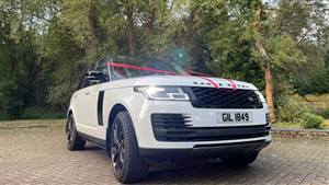 Range Rover Vogue SE Wedding car. Click for more information.