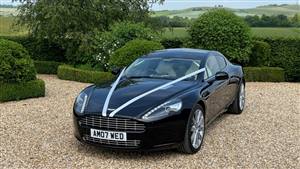 Aston Martin Rapide (4 door) Wedding car. Click for more information.