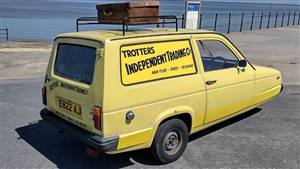 Reliant Rialto (Trotter's Van) Wedding car. Click for more information.