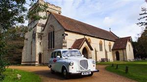 London Taxi Wedding car. Click for more information.