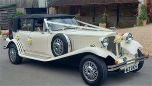 Beauford Soft-top Convertible Wedding car. Click for more information.