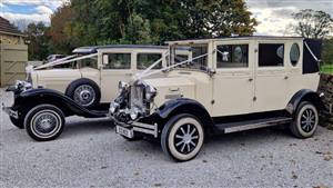 Large Vintage Pair Bramwith & Imperial Wedding car. Click for more information.