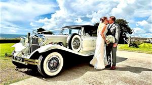 Beauford Tourer Wedding car. Click for more information.