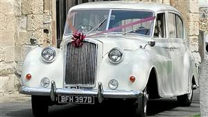 Austin Princess VDP Wedding car. Click for more information.