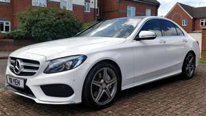 Mercedes C-Class Wedding car. Click for more information.