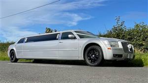 Chrysler 300c super stretch limousine Wedding car. Click for more information.