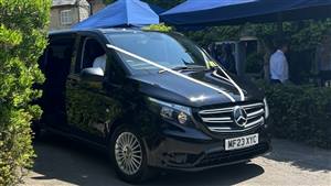 Mercedes Vito Wedding car. Click for more information.