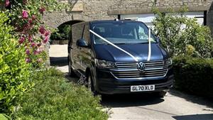 Volkswagen Transporter Wedding car. Click for more information.