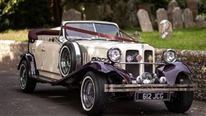 Beauford 4 Door Tourer Wedding car. Click for more information.