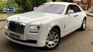 Rolls Royce Ghost Wedding car. Click for more information.