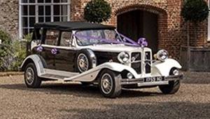 Beauford Open Top Tourer Wedding car. Click for more information.