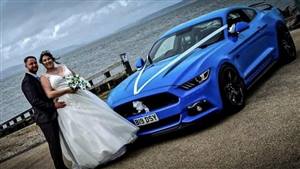 Ford Mustang Wedding car. Click for more information.