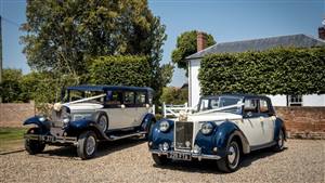 Royale & Bramwith Pair Vintage Car Package Wedding car. Click for more information.