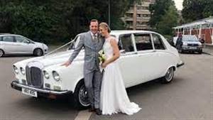 Daimler DS420 Wedding car. Click for more information.