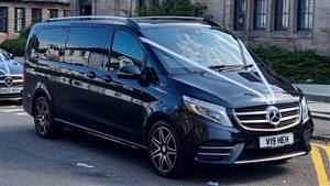 Mercedes V-Class Wedding car. Click for more information.