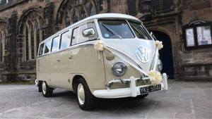 VW Campervan Wedding car. Click for more information.
