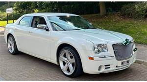 Chrysler 300c Wedding car. Click for more information.