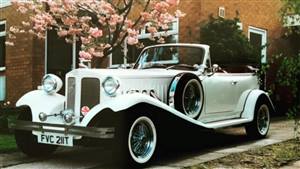 Beauford Open Top Tourer Wedding car. Click for more information.