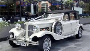 Beauford 4 Door Wedding car. Click for more information.