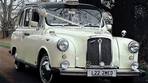 London Taxi Wedding car. Click for more information.