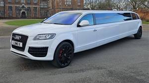 Audi Q7 Limousine Wedding car. Click for more information.