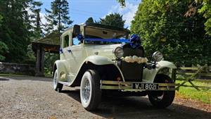 Badsworth 1930 Model A Wedding car. Click for more information.