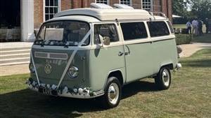 VW Campervan 1972 T2 Wedding car. Click for more information.