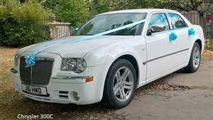 Chrysler 300C Wedding car. Click for more information.