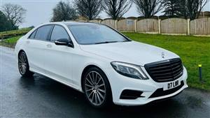Mercedes S Class (LWB) Wedding car. Click for more information.