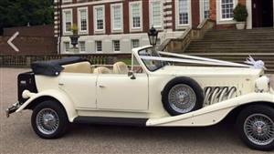 Beauford 4 Door Convertible Wedding car. Click for more information.