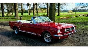 Ford 1965 Mustang GT Convertible Wedding car. Click for more information.