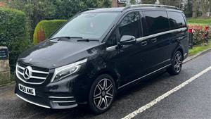 Mercedes V Class Wedding car. Click for more information.