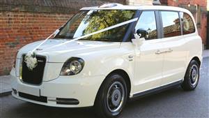 London Taxi Electric Wedding car. Click for more information.