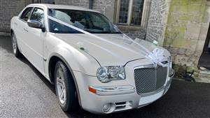 Chrysler 300c Wedding car. Click for more information.