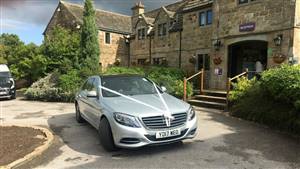 Mercedes S Class Wedding car. Click for more information.