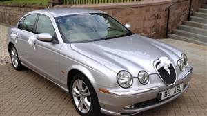 Jaguar S Type Wedding car. Click for more information.