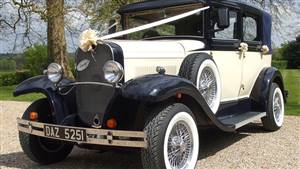 Badsworth Landaulette Wedding car. Click for more information.